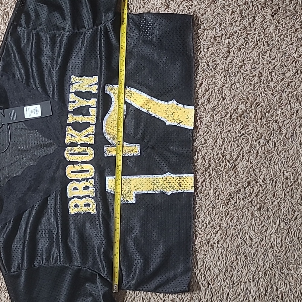 Fashion Nova Brooklyn Babe Lace Jersey Tee - Black Size Medium - Picture 6 of 10